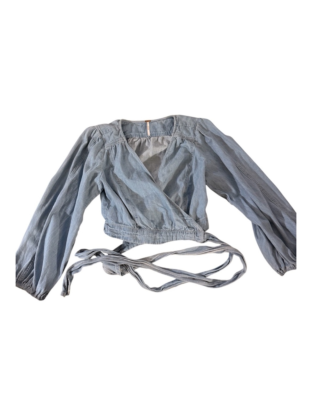 Free People Jean Shirt Wrap